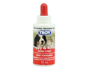 Troy Puppy & Kitten Wormer 50ml