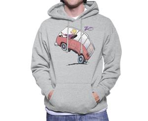 Zits Jeremy Driving Men's Hooded Sweatshirt - Heather Grey