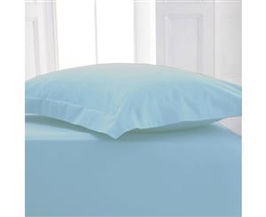 1000TC Pure Cotton Tailored Pillowcases BLUE