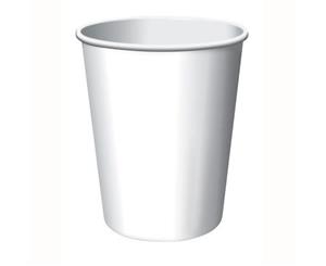 266ml White Paper Cups 24pk