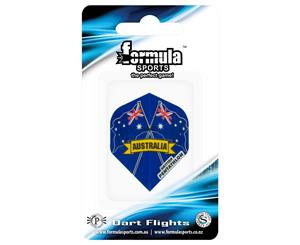 Australian Flag Dart Flights set of 3 Australia Day Aussie