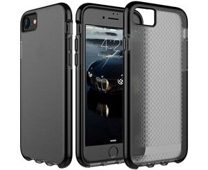 Black For Apple iPhone XR TPU Frame Bumper Case Shockproof Evo Mesh Cover