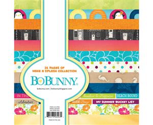 Bo Bunny 6x6 Inch Paper Pad MAKE A SPALSH