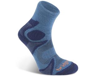 Bridgedale Mens Trail Sport Lightweight T2 Walking Socks - Storm / Navy