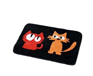 Cartoon Cat Bath Doormats Rugs (40cm x 60cm )