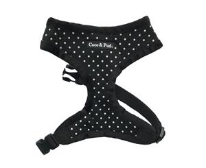 Coco & Pud Polka Dot Harness - Black