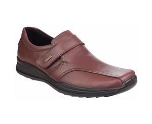 Cotswold Mens Birdlip Waterproof Touch Fasten Shoes (Brown) - FS3725