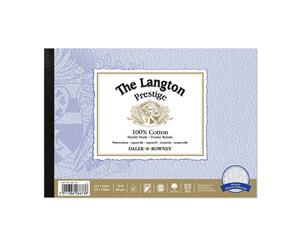 Daler Rowney Langton Prestige Pad Rough 177 x 254mm (7&quotx10") 300gsm 12 sheets (Pad)