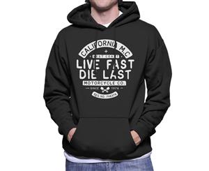 Divide & Conquer Live Fast Die Last Men's Hooded Sweatshirt - Black