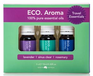 ECO. Aroma Trio Travel Essential Oils Value Gift Box