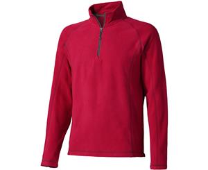 Elevate Mens Bowlen Quarter Zip Polyfleece (Red) - PF1956