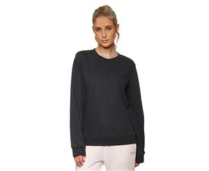 Fila Women's Basics Terry Crew - Charcoal Marle