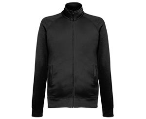 Fruit Of The Loom Mens Lightweight Full Zip Sweatshirt Jacket (Black) - RW4500