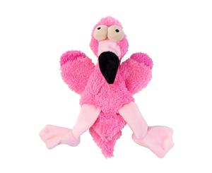 FuzzYard Flat Out Nasties Flo the Flamingo Dog Toy