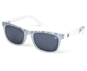 Hype White Iridescent Hypefolder Sunglasses - White