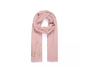 Intrigue Womens/Ladies Heart Sequin Scarf (Pink) - JW443