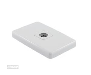 Konix 1 Port Australian Style RJ45 Wall Plate