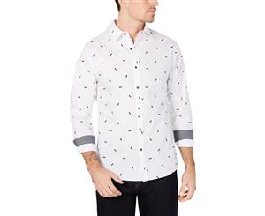 MICHAEL Michael Kors Mens Cotton Printed Button-Down Shirt