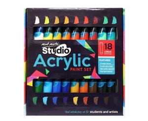 Mont Marte Paint Set - Studio Acrylic Paint 18pc x 36ml