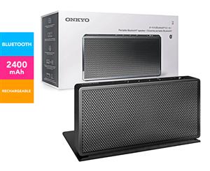 Onkyo T3 Portable Bluetooth Speaker - Black