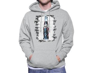 Pepsi Retro Bottle Graffiti Men's Hooded Sweatshirt - Heather Grey