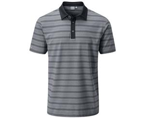 Ping Eugene Tailored Fit Polo - Black Multi - Mens