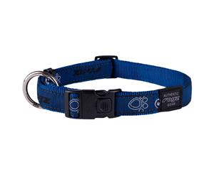 Rogz X-Large Navy Paws Dog & Puppy Collar (25mm x 43 to 70cm) Fancy Dress Armed Forces Beltz