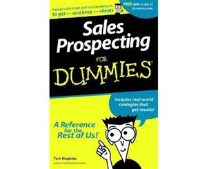 Sales Prospecting For Dummies