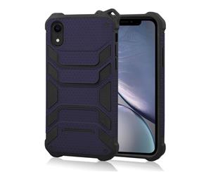 Shockproof Armour Protective Case For iPhone XRDark Blue