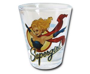Supergirl Bombshell Mini Glass