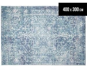 Tapestry Contemporary Easy Care Cairo 400x300cm Rug - Blue