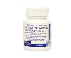 Tapewormer Dogs & Cats Treatment 100's (V0900)