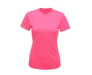 Tri Dri Womens/Ladies Performance Short Sleeve T-Shirt (Lightning Pink) - RW5573