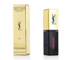 Yves Saint Laurent Rouge Pur Couture Vernis a Levres Glossy Stain # 47 Carmin Tag 6ml/0.2oz