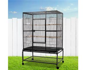 i.Pet Bird Cage Pet Cages Aviary 140CM Large Travel Stand Budgie Parrot Toys