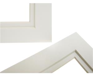 10 SAA Assorted Size Double Picture Cream Mounts