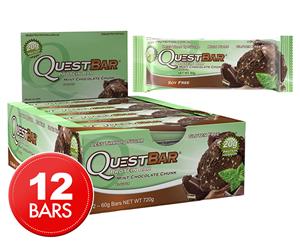 12 x Quest Protein Bars Mint Choc Chunk 60g