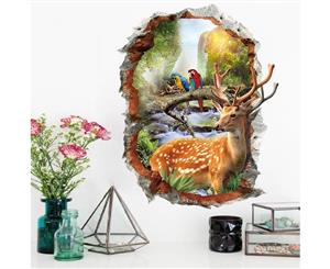 3D Wall Painting Eco-friendly Wall Decoration (Size 70cm x 50cm)