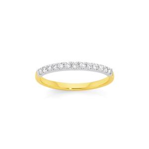 9ct Gold Diamond Band