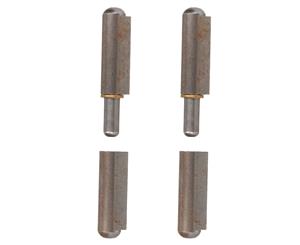 AB Tools 2 Pack Lift Off Bullet Hinge Weld On Brass Bush 16x120mm Heavy Duty Industrial