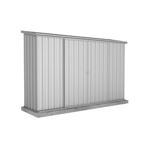 Absco Sheds 3.0 x 0.78 x 1.95m Ezislider Double Sliding Door Shed - Zincalume