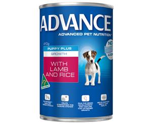 Advance Puppy Plus Lamb Wet Dog Food 12x410g