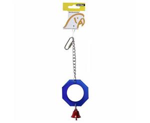 Avi One Bird Toy Acrylic Mirror with Bell