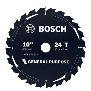 Bosch 254mm 24T TCT Circular Saw Blade for Wood Cutting - GENERAL PURPOSE