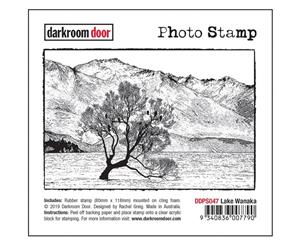 Darkroom Door - Photo Cling Stamp 4.6 inch X3.2 inch - Lake Wanaka