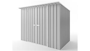 EasyShed D3019 Skillion Roof Garden Shed - Zincalume