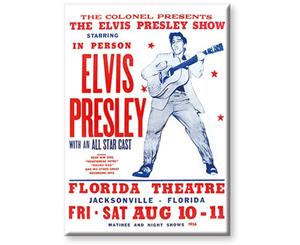 Elvis Live Flat Magnet