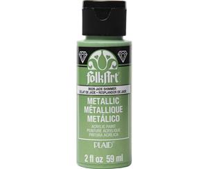 FolkArt - Metallic Acrylic Paint 2oz - Jade Shimmer