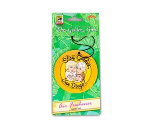 Golden Girls &quotStay Golden San Diego!" Car Air Freshener | Lavender Scented