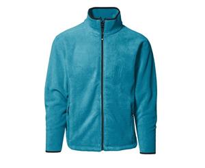 Id Mens Microfleece Regular Fitting Full Zip Jacket (Turquoise) - ID350